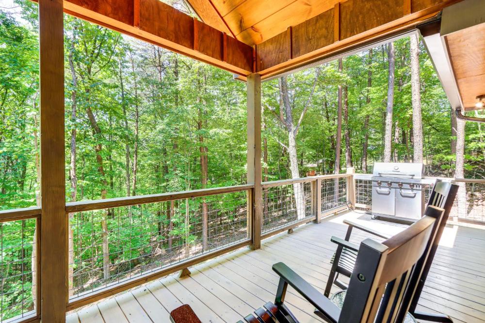 Peaceful Blue Ridge Cabin, Forest View and Fireplace